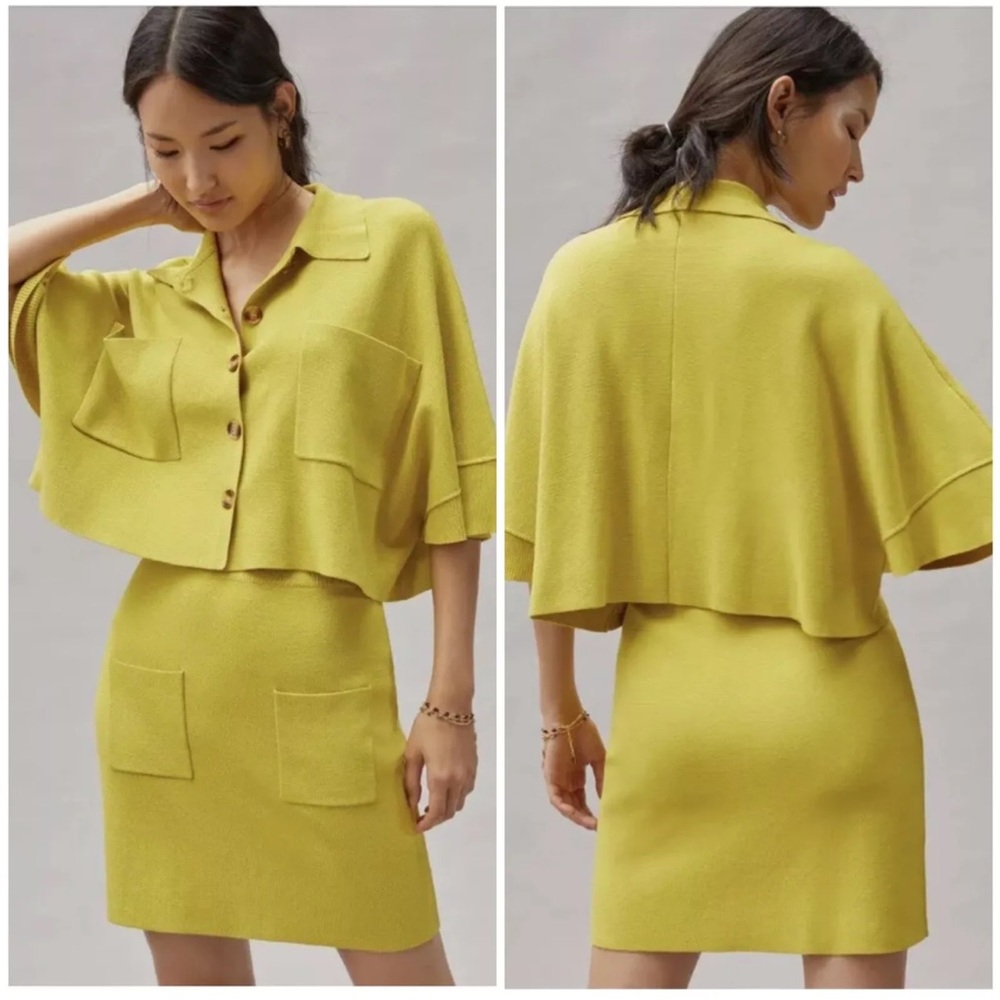Flat white Chartreuse set size medium from anthropolgie